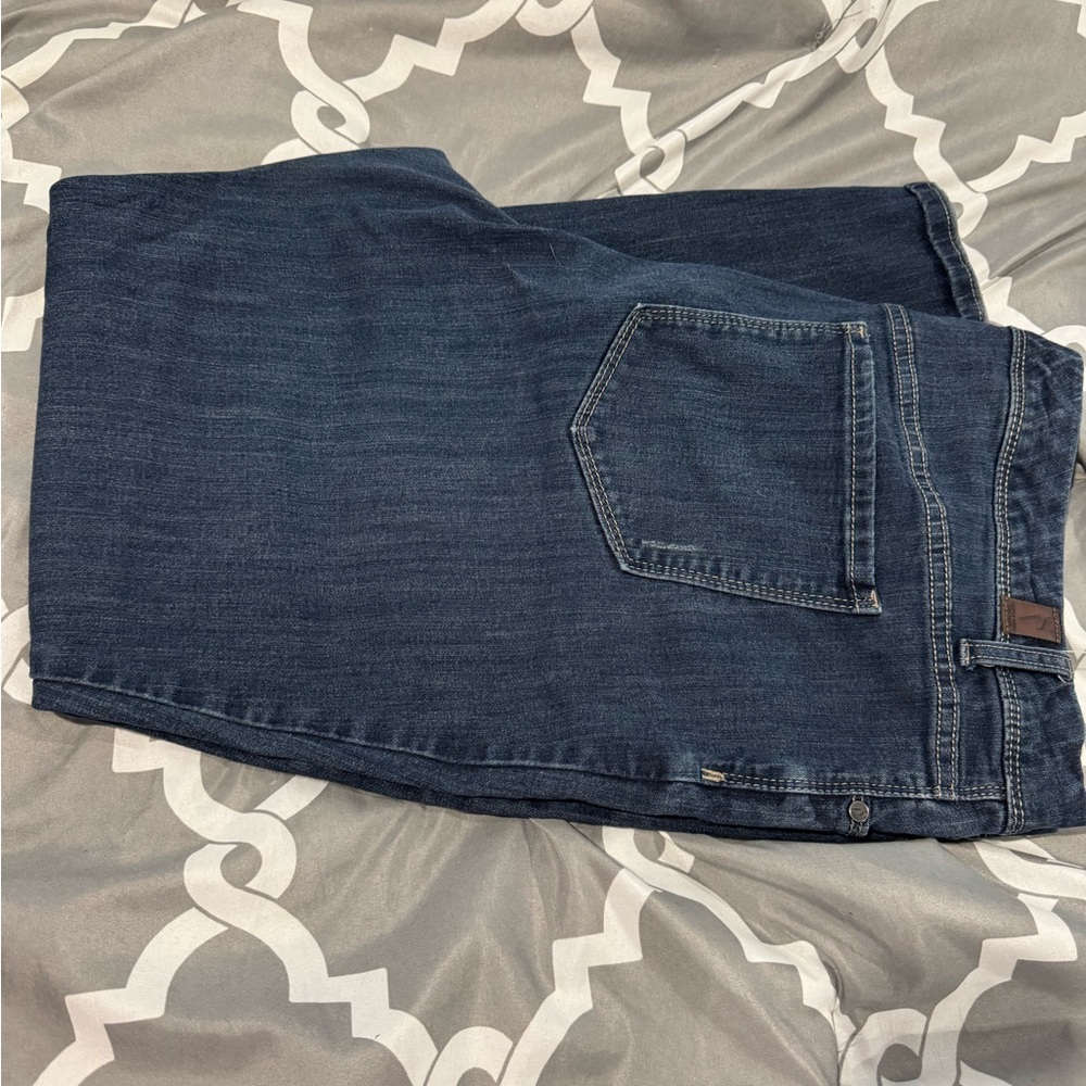 Simply Vera Vera Wang Women's Relaxed Dark Blue Denim Jeans
